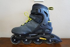 Rollerblade Macroblade 80 Men’s Fitness Inline Skates – Black/Lime, Size 10