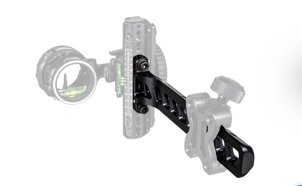 Axcel Driver 6” Black Extension Bar With Micro Adjust / No Bracket / Bar Only!