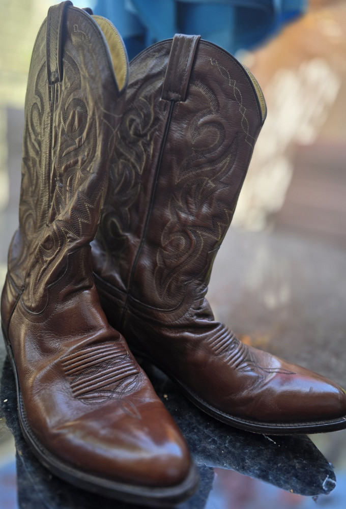 Dan Post Brown Leather Western Cowboy Boots Men’s US 10 DP 2117