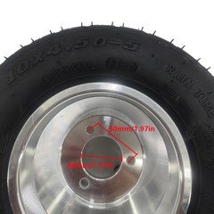 5inch Go Kart Dirt bike Wheel Rim & Tire Front Rear Durable 10X4.50-5 11×7.10-5
