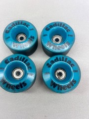 Cadillac Skateboard Wheels Sealed Bearings-Blue- Vintage