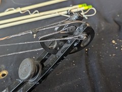 High Country Split Force Vibra Flex Armor Bow Set Up For Fishing RH 29″ 70 LB