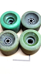 VINTAGE 80’s SLIME BALLS VISION BLURR Skateboard Wheels 60mm 97A RED Green