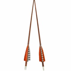 6x 30“ Archery Wooden Arrows Turkey Feather Spine400 for Target Hunting Shooti
