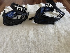 TWO (2) JT USA PAINTBALL FLEX 8 GOGGLES – BLUE (PLEASE READ DESCRIPTION)