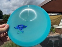 2021 Blue GLOW Flat Champion Eagle Disc Golf Innova Penned (Free Returns) #2416