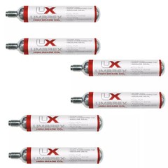 LOT (6) Umarex 88g CO2 Cartridges Prefilled Air Gun/Rifle Replacement Cylinders