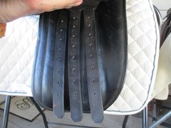 16.5» MK Marcus KREHAN Black English dressage Saddle w Leathers & irons