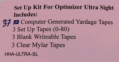 HHA Optimizer Sighting Systems Ultra Sight Tape Kit HHA-ULTRA-SL Archery READ!