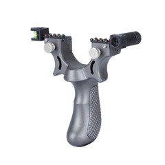 US 2-4 Pcs Professional Catapult Laser Slingshot Hunting Rubber Aim Point Target