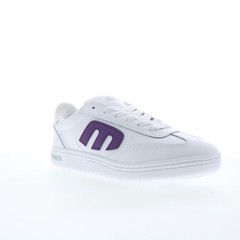 Etnies Locut 4101000507100 Mens White Leather Skate Inspired Sneakers Shoes