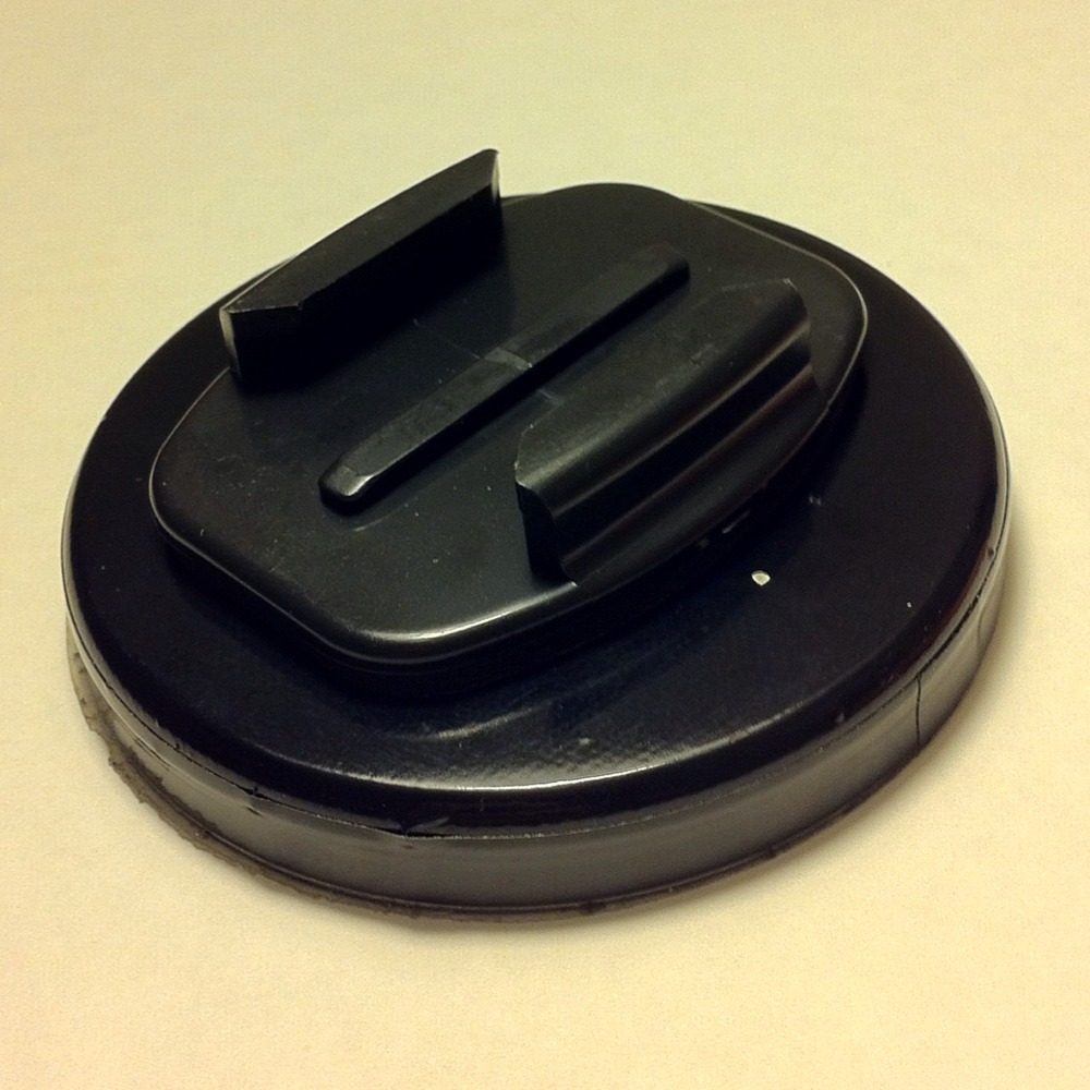 #2.1 BLACK GoPRO Magnetic flat mount magnet for rails / poles / cars / go karts