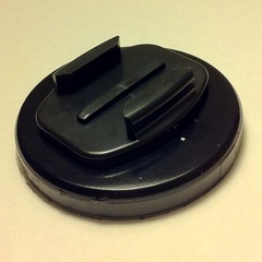 #2.1 BLACK GoPRO Magnetic flat mount magnet for rails / poles / cars / go karts