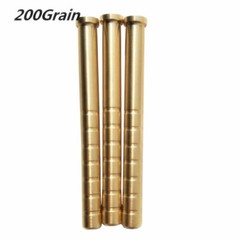 Archery 6PK 38-250gr Heavy Weight Arrow Brass Inserts Base ID6.2mm Arrow Shaft