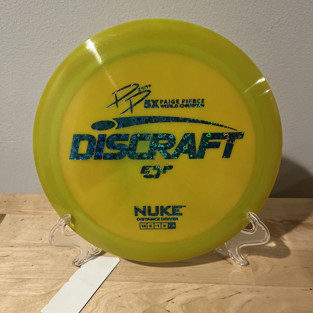 Discraft Paige Pierce Nuke ESP 173-4g Yellow Green