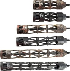 HYF Archery Aluminum Alloy Stabilizer, CNC Machined Hunting Bow Shock Absorber