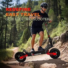 Electric Scooter for Adult 2400W Dual Motors 43Miles 40MPH Off-Road Scooter BQ
