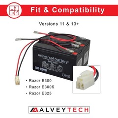 24 Volt Battery Pack for Razor E300 & E325 Scooter (9 Ah, Versions 11 and 13+)