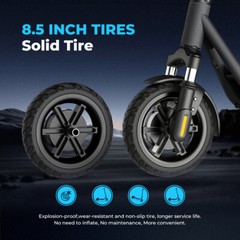 2024 Electric Scooter Adults Teens Folding E-Scooter with APP & Shock Suspension