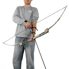 58″ Folding Bow Portable Recurve Bow 35lbs RH/LH Archery Hunting Outdoor Use