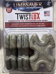 LimbSaver TwistLox Limb Dampeners 4 Pack Crossbow Compound Bow Camo MADE USA NEW