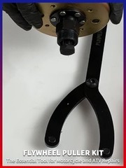 Motorcycle Flywheel Puller Set 10pcs Universal Flywheel Turning Tool for Motorcy
