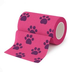 JorVet 4″ x 10 Yards Cohesive Bandages | Fun Self-Adhesive Wrap for Animal Wo…