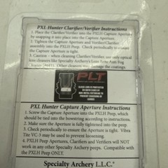 Specialty Archery #5 Verifier 1/4” Purple Peep Sight Lens Insert #753-11 NEW