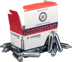Crosman 12-Gram CO2 Powerlet Cartridges for Use with Air Rifles and Air Pistols