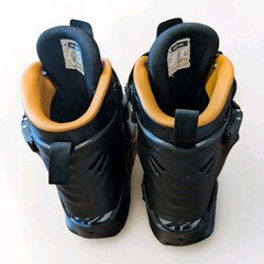 K2 Unnatural Skate Sz Us 11.5 Black Brown Leather Aggressive Inline Roller Blade