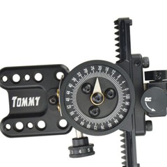 1 Pin Compound Bow Sight Pointer Adjustable Lens Adaptor 4x 6x 8x Scope Sight