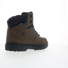 DC Peary TR ADYB700045-DCC Mens Brown Leather Skate Inspired Sneakers Shoes