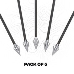 BALLISTA 10.5″ Carbon Broadhead Bolts for BAT & BAT Reverse with Magazine – 5 pc