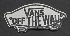 VANS «OFF THE WALL» NEW EMBROIDERED IRON ON PATCH SKATEBOARD