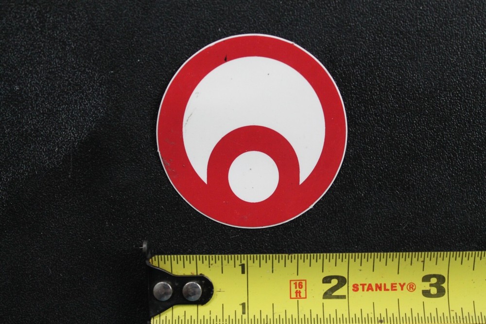 Osiris Skate Shoes Red White Circle Logo OG Z60B Vintage Skateboarding STICKER