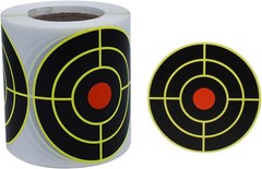3 Inch Splatter Shooting Targets Stickers, 200 Pcs Self 3″, BLACK