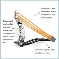 Heavy Duty Hunting Slingshot Wrist West Kit Fit Adult Boys Teens Outdoor Sports