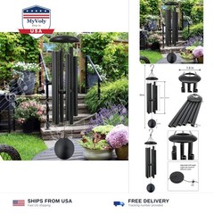 ASTARIN 45 in Memorial Wind Chimes Large with 6 Heavy Tubes, Large Deep Tone …