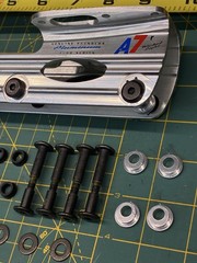 US Hockey Research A7 Chassis For 5.5-8 SR Boots + Hardware Inline Roller Hockey