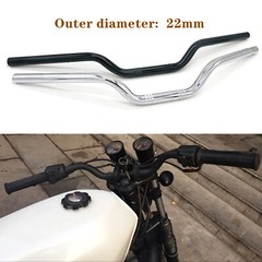 7/8″ Motorcycle Bars Handlebars Fit Harley Honda Suzuki Yamaha Ducati Black