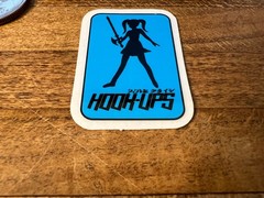 Hook Ups Skateboards Small Sword Girl Icon Sticker Anime Jeremy Klein