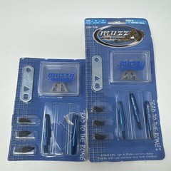 New Muzzy Broadheads x5 pack 100 grain Blades Trocar Tips Archery 209-3W Lot