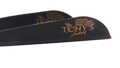 Tonys 3» Archery Vanes Archery All New Super Wave Vane Black 50PK TNYSWVB3343A