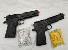 Stinger P311 Airsoft Pistols x2 – 325 FPS – Open Box New! 1911 Style 6mm