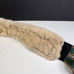 RARE Cliff Barnsby Leather Dressage Girth w/ Removable Sheepskin Padding Size 52