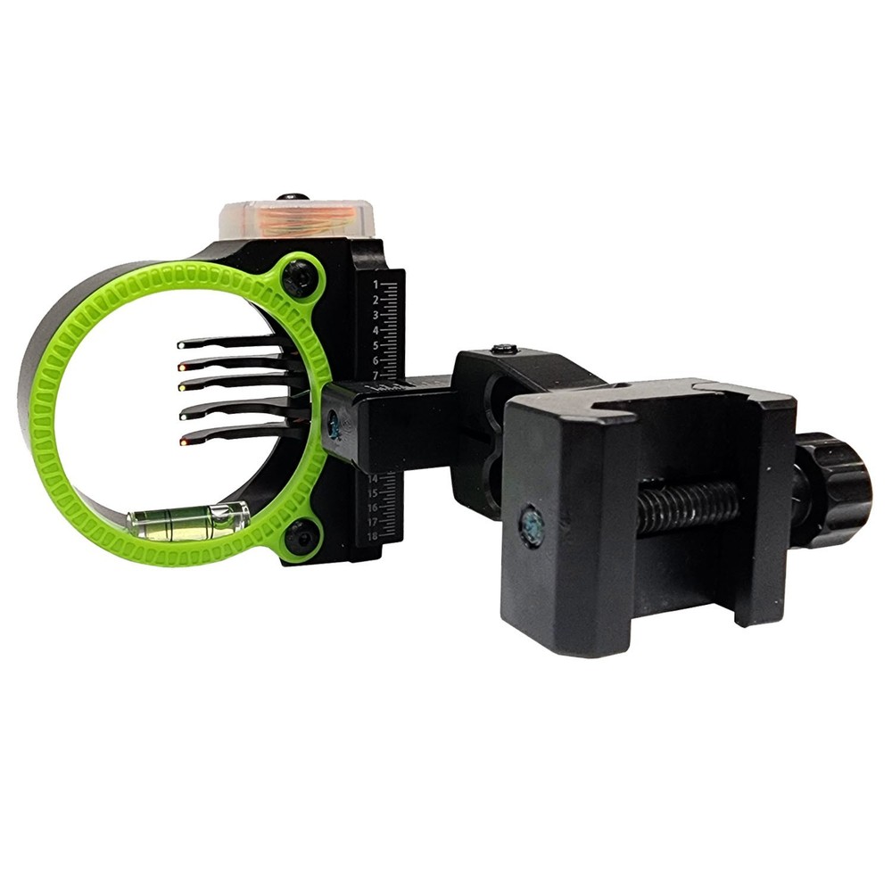 Black Gold Rush 5 Pin Sight .019 Quick Link Picatinny Mount Right Hand 00951