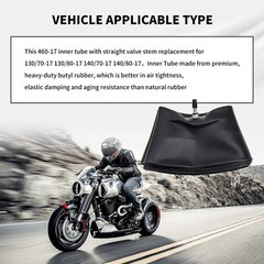 460-17 Inner Tube 130/80-17 Motorcycle Heavy Duty Tire Inner Tube for 130/70-17
