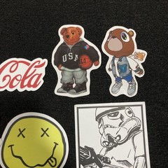 Stickers Pack Pop Culture Cartoon Skating Skater Skate 24 Piece Sticker Lot
