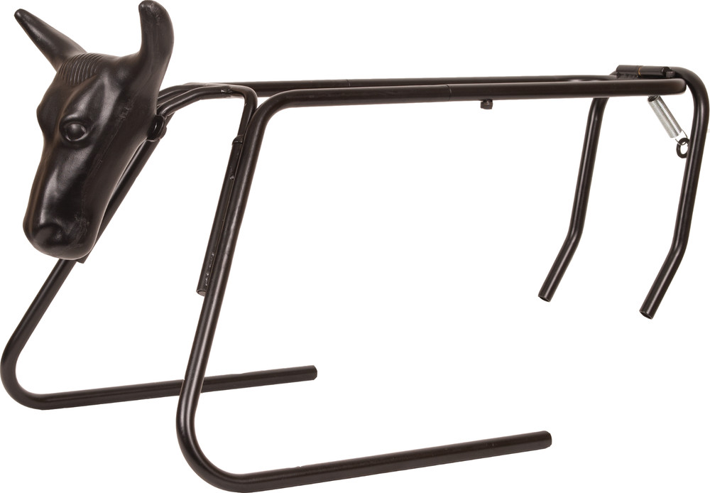 Overstock MUSTANG 9005 All-Steel Junior Roping Dummy stand with Hinged hind legs