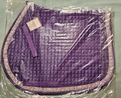 PRI ALL PURPOSE SADDLE PAD A/P RIBBON BORDER (CLOSEOUT) PURPLE